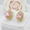 Goldfilled antialergénne náušnice 18 mm 14K farba