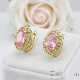 Goldfilled antialergénne náušnice 18 mm 14K farba