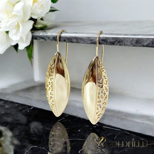 Goldfilled Antialergénne Náušnice 50mm 14K farba