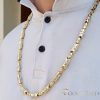 Goldfilled Antialergénny Luxusný Barakka Náhrdelník 70cm Dlhý a 8-9mm Široký (100g ! ) Farba 14K Multikolor