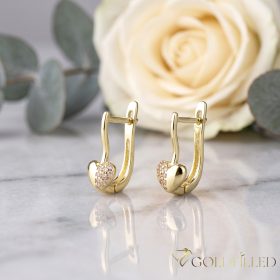 Goldfilled antialergénne náušnice 16 mm 14K farba