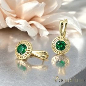 Goldfilled antialergénne náušnice 19 mm 14K farba