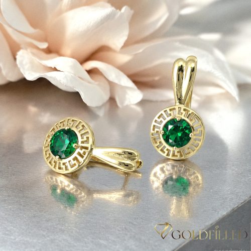 Goldfilled antialergénne náušnice 19 mm 14K farba