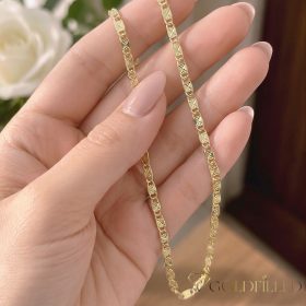   Antialergénny náhrdelník Goldfilled 55cm dlhý a 3mm široký Farba 14K
