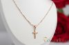 Antialergická Goldfilled náhrdelník 45cm/1mm  + prívesok, farba 18K