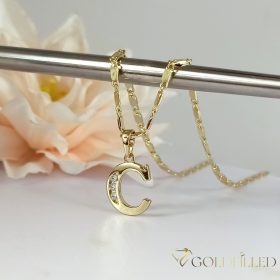   Antialergický pozlátený náhrdelník „Goldfilled“, vo viacerých veľkostiach a 2 mm hrubý, 14K farba