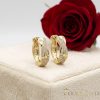 Goldfilled antialergénne náušnice 20 mm 14K farba