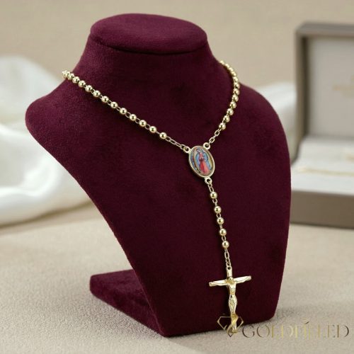 Antialergénny náhrdelník Goldfilled 60cm dlhý a 4mm široký Farba 14K