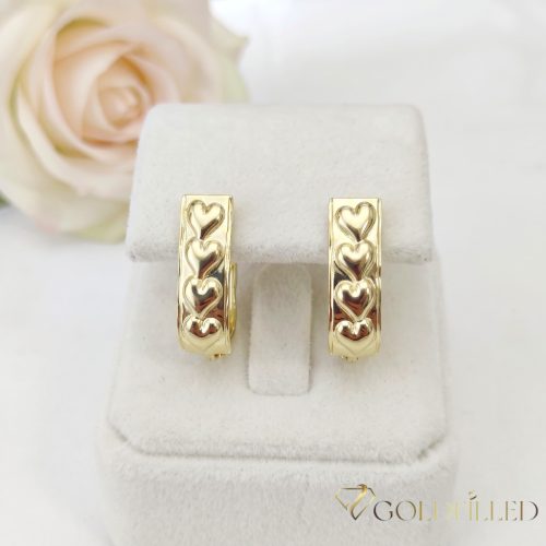 Goldfilled antialergénne náušnice 20 mm 14K farba