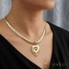 Goldfilled Antialergénny Luxusný Náhrdelník 50cm Dlhý a  6,5mm Široký Farba 14K