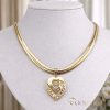 Goldfilled Antialergénny Luxusný Náhrdelník 50cm Dlhý a  6,5mm Široký Farba 14K