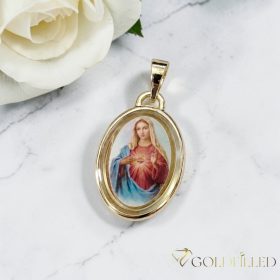 Antialergénny Goldfilled prívesok 27 mm, farba 14K