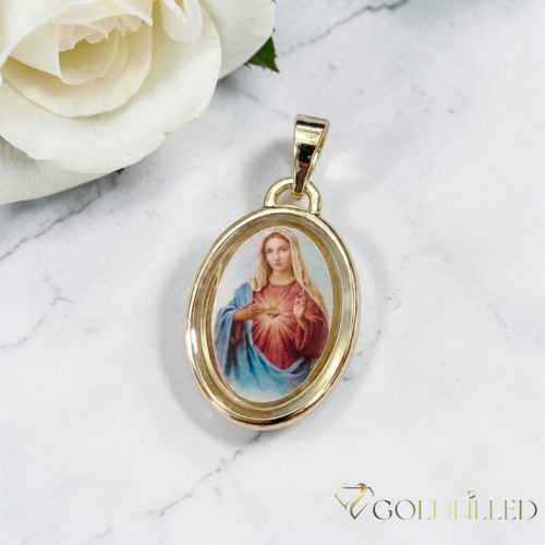Antialergénny Goldfilled prívesok 27 mm, farba 14K