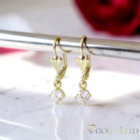 Goldfilled Antiallergén Náušnice 22mm 14K farba	