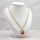 Antialergická Goldfilled náhrdelník 45cm/3,5mm + prívesok, farba 14K