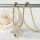 Antialergická Goldfilled náhrdelník 45cm/3mm + prívesok, farba 14K