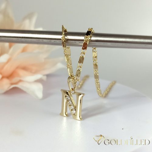 Antialergický pozlátený náhrdelník „Goldfilled“, vo viacerých veľkostiach a 2 mm hrubý, 14K farba