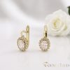 Goldfilled antialergénne náušnice 20 mm 14K farba
