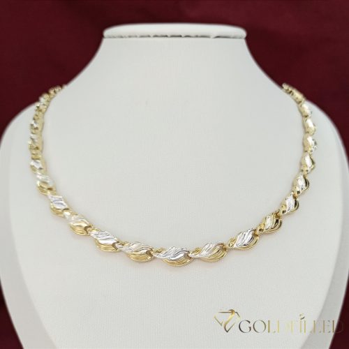Exkluzívny antialergický pozlátený náhrdelník „Goldfilled“, vo viacerých veľkostiach a 7 mm hrubý, 14K farba Multicolor 