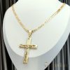 Antialergická Goldfilled náhrdelník 65cm/4mm + prívesok, farba 14K