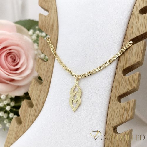 Goldfilled Náramok na členok 29cm/3mm Farba 14K