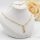 Antialergická Goldfilled náhrdelník 45cm/1mm  + prívesok, farba 14K