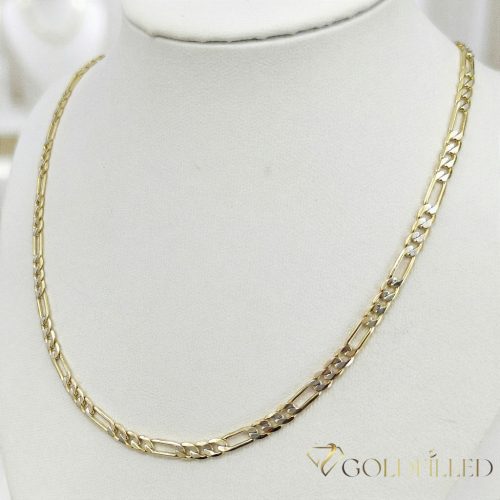 Exkluzívny antialergický náhrdelník „Goldfilled” 50cm/4mm,  14K viacfarebný