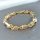 Antialergický náramok „Goldfilled” 24cm /8-10mm, viacfarebný 14K