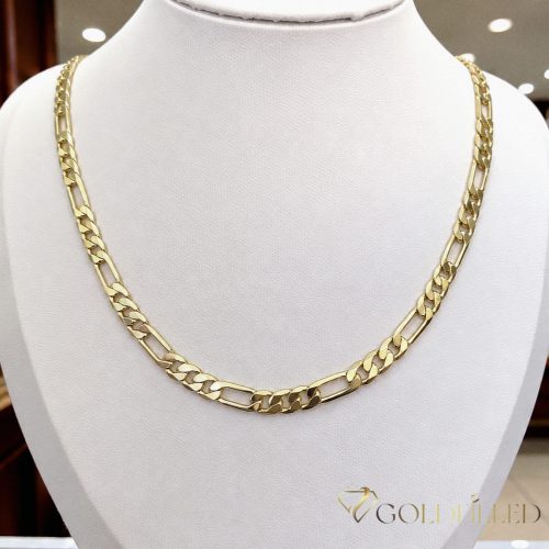 Antialergénny náhrdelník Goldfilled 50cm dlhý a 6mm široký Farba 14K  