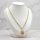 Antialergická Goldfilled náhrdelník 50cm/3,5mm + prívesok, farba 14K