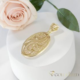 Antialergénny Goldfilled prívesok 38 mm, farba 14K