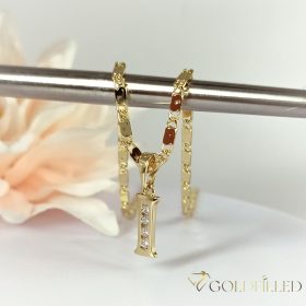   Antialergický pozlátený náhrdelník „Goldfilled“, vo viacerých veľkostiach a 2 mm hrubý, 14K farba