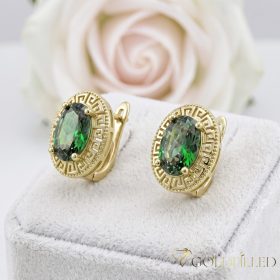 Goldfilled antialergénne náušnice 18 mm 14K farba