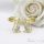Goldfilled Antiallergén Náušnice 13mm 14K farba	