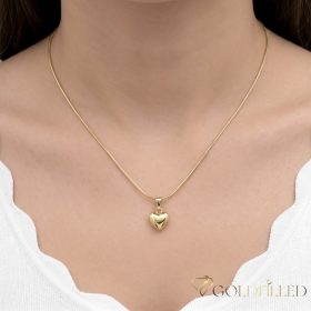   Antialergénny Goldfilled náhrdelník 50cm/1 mm + prívesok, farba 14K