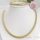 Antialergénny Goldfilled náhrdelník 50cm/6mm + náramok 19cm farba 14K